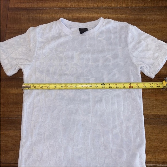 Nike Jordan Boys' Fuel Up Cool Down Terry cloth T-Shirt Blue Large - Picture 2 of 8